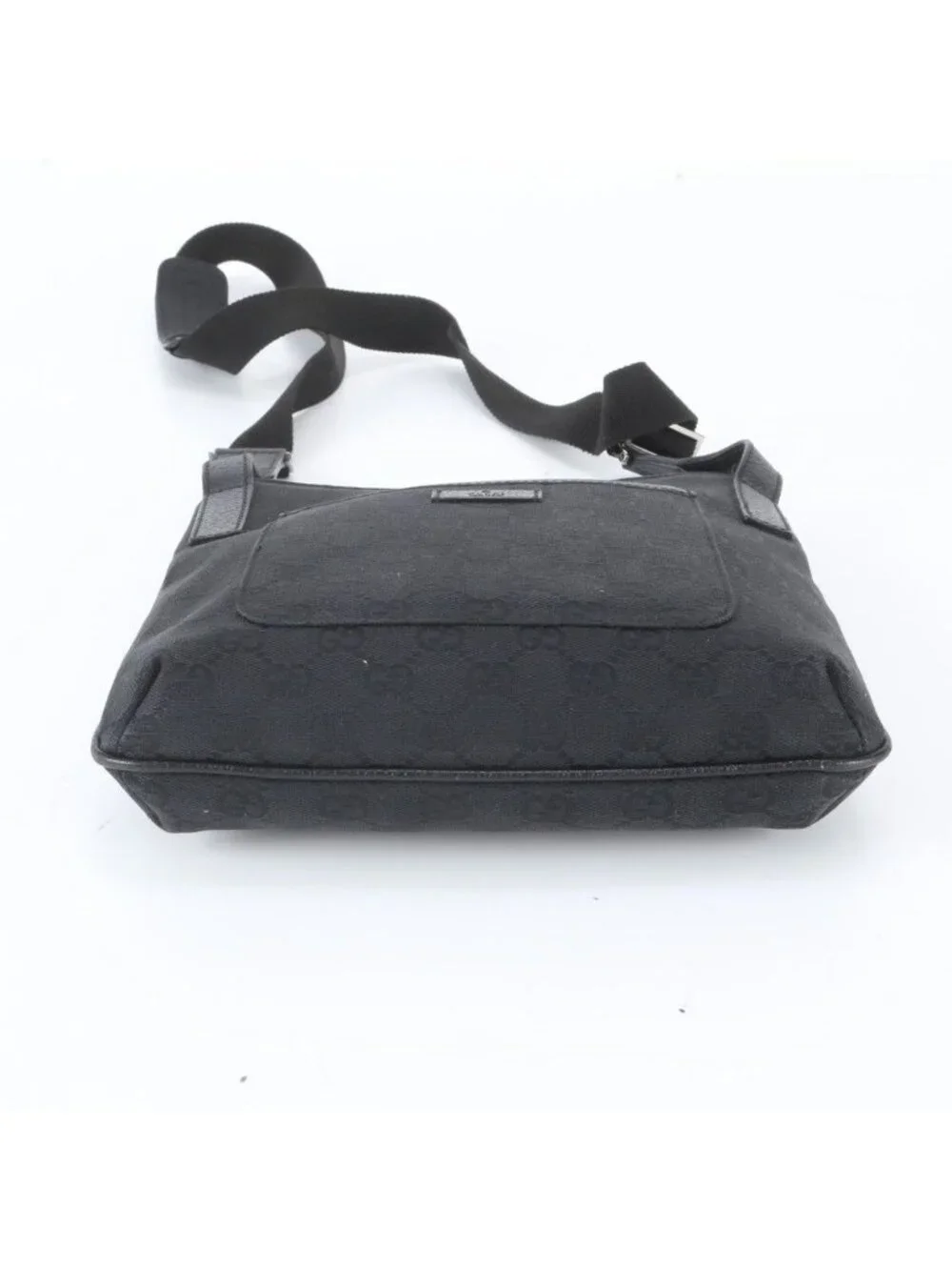 Gucci GG Canvas Leather Shoulder Bag Crossbody Messenger Business